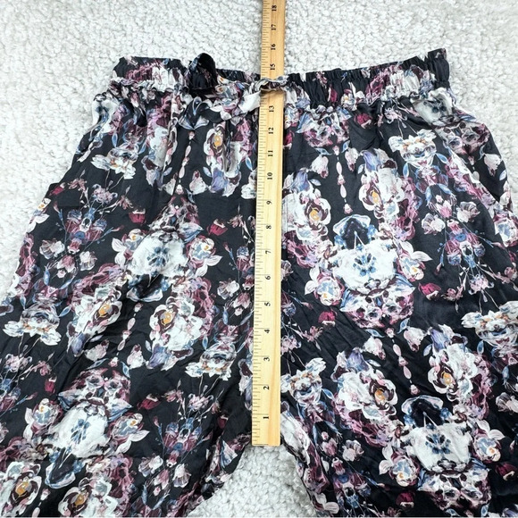 Chloe Kristyn Flowy Lightweight Floral Flower Boho Pants. Medium. Made in USA - Picture 10 of 12